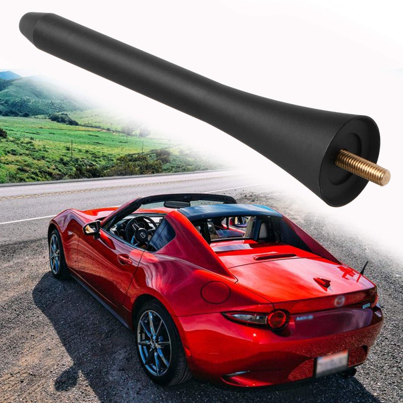 BASIKER 5 Inch Antenna - Short Radio Mast Antenna for 2006-2024 Mazda Miata MX-5 Accessories- Support for Car Wash Safe - Image 1